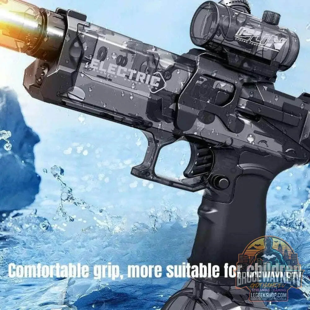 🔫 Pistolet à eau électrique haute pression – Rafales automatiques & LED - Legeekshop