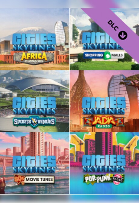 Cities: Skylines - World Tour Bundle 2 (PC) - Steam Key - EUROPE
