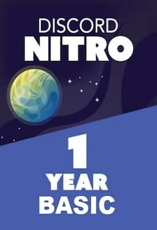 Discord Nitro Basic 1 Year - Discord Key - GLOBAL