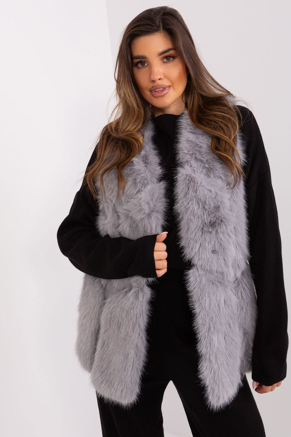 Gilet femme AT — gris