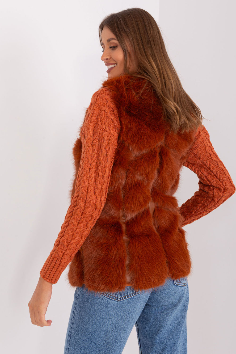 Gilet femme AT — orange
