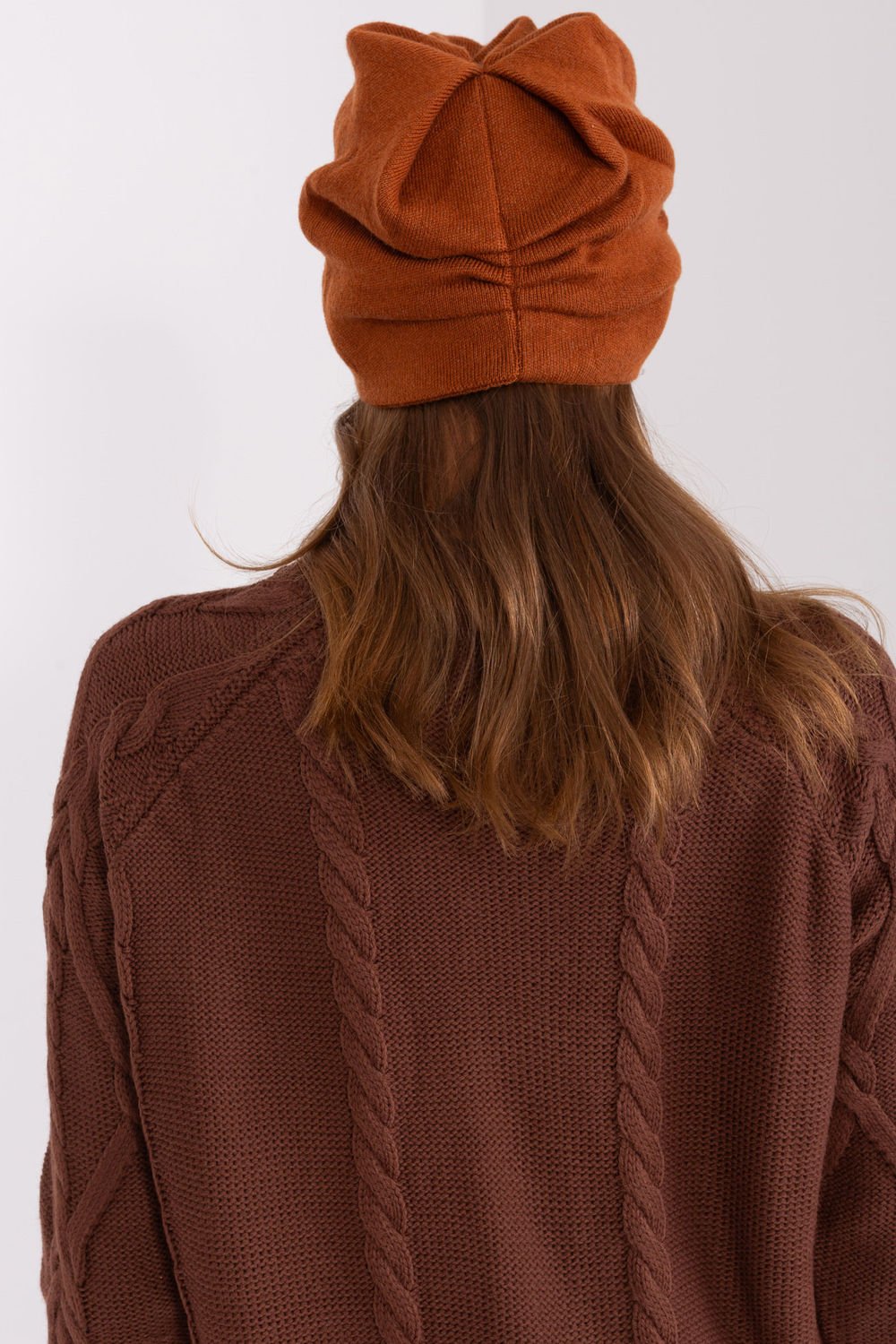 Bonnet femme AT — brun