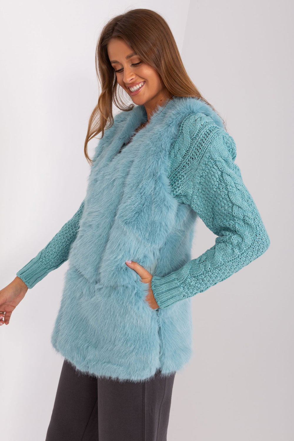 Gilet femme AT — vert