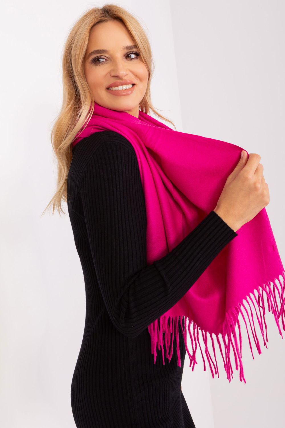 Châle femme AT — rosé