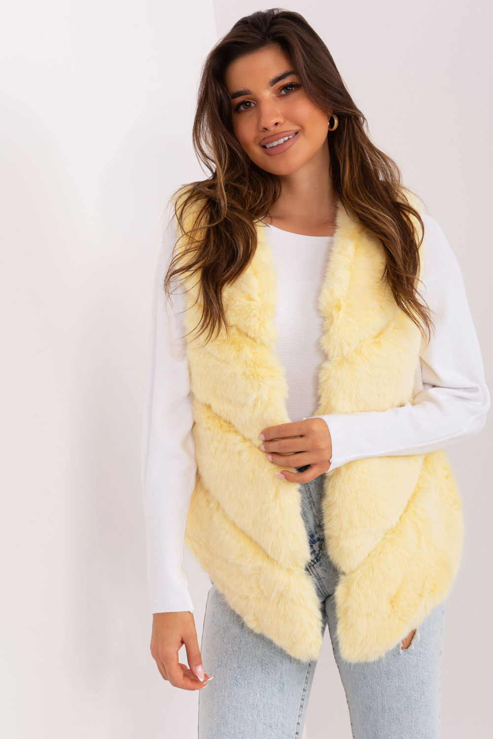 Gilet femme AT — jaune