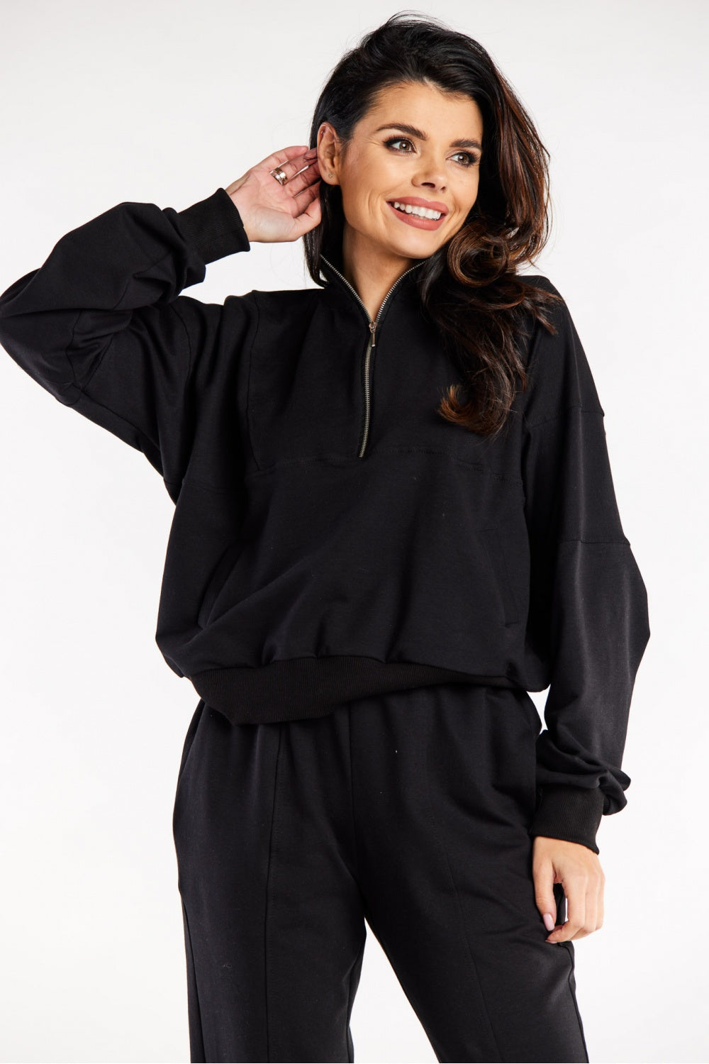 T-shirt femme Infinite You Sweatshirt Sweatshirt — noir