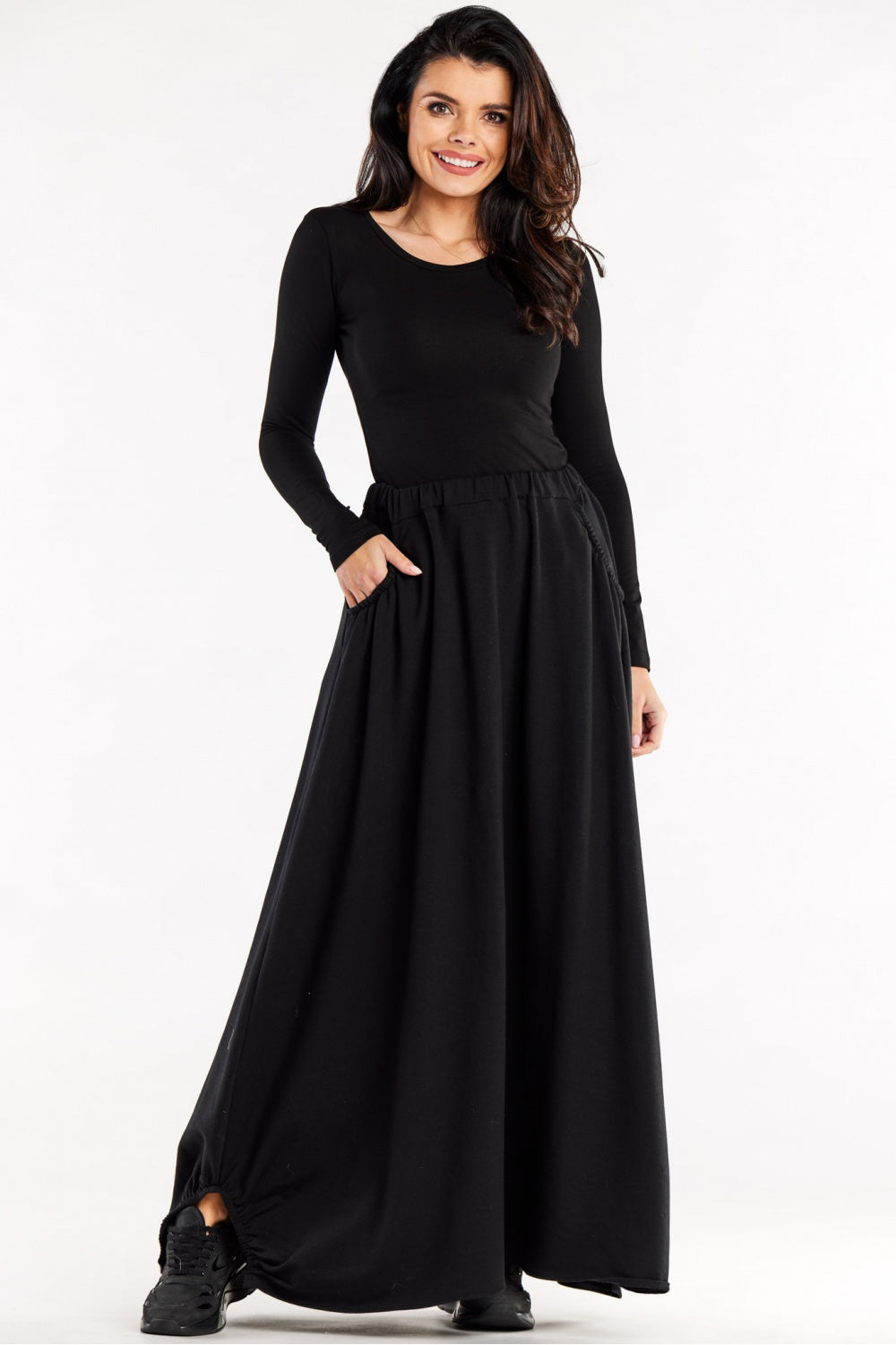 Jupe femme Infinite You Longue Longue — noir