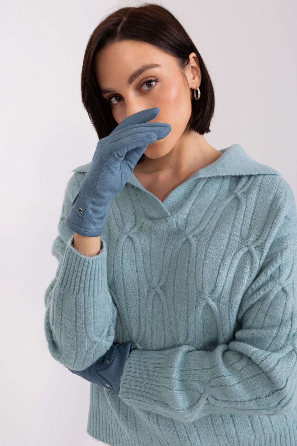 Gants femme AT — bleu