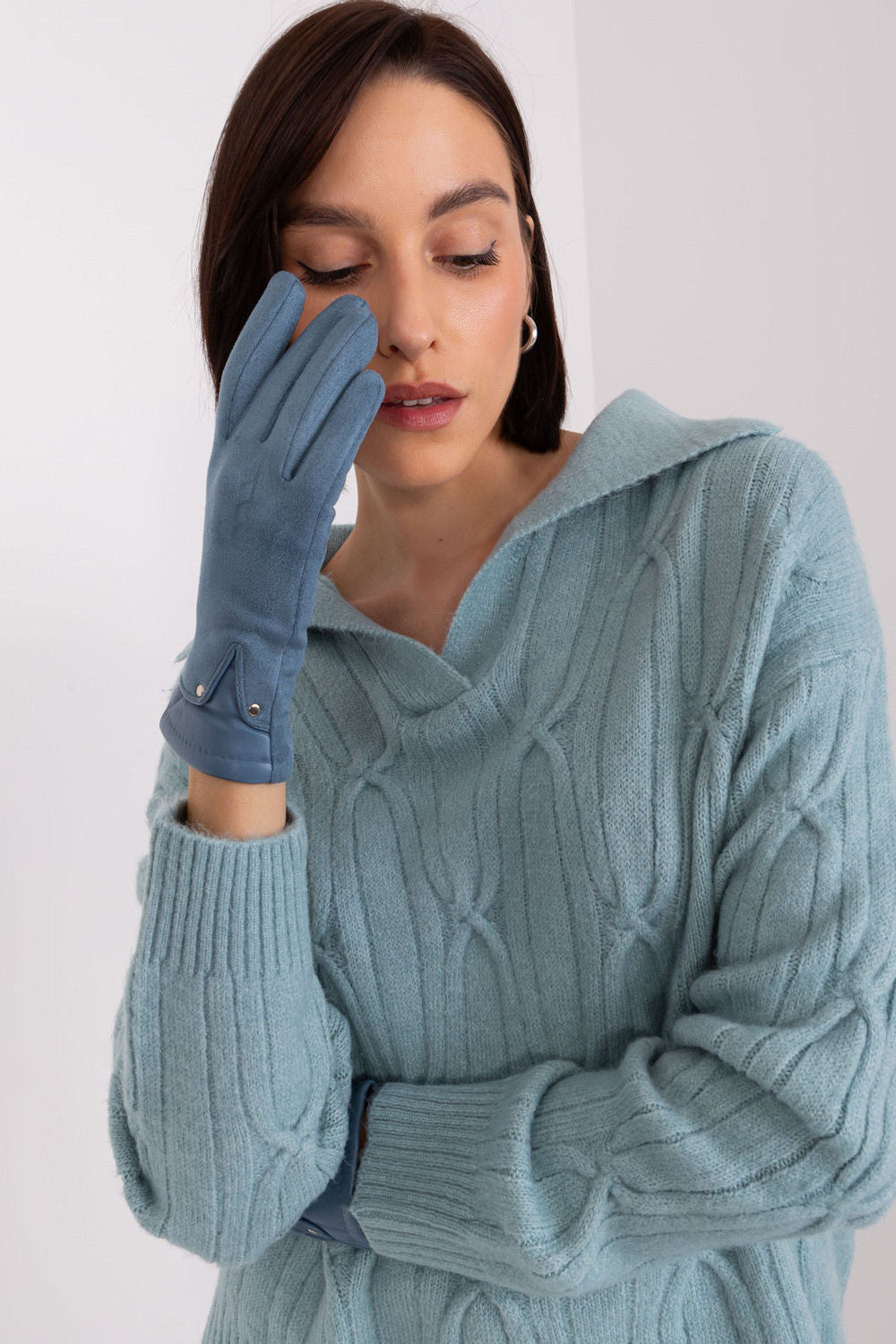 Gants femme AT — bleu