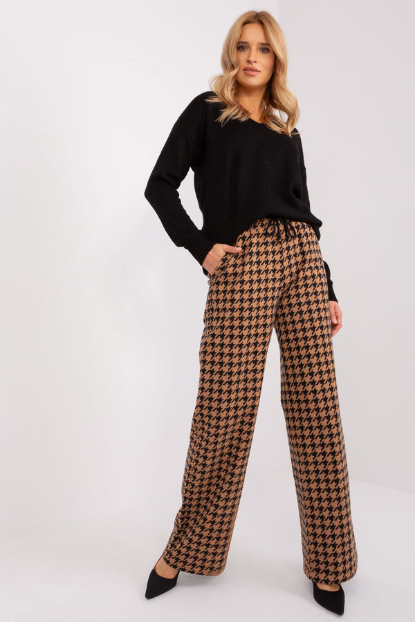 Chaussures à talons femme Lakerta Pantalon Pantalon — brun