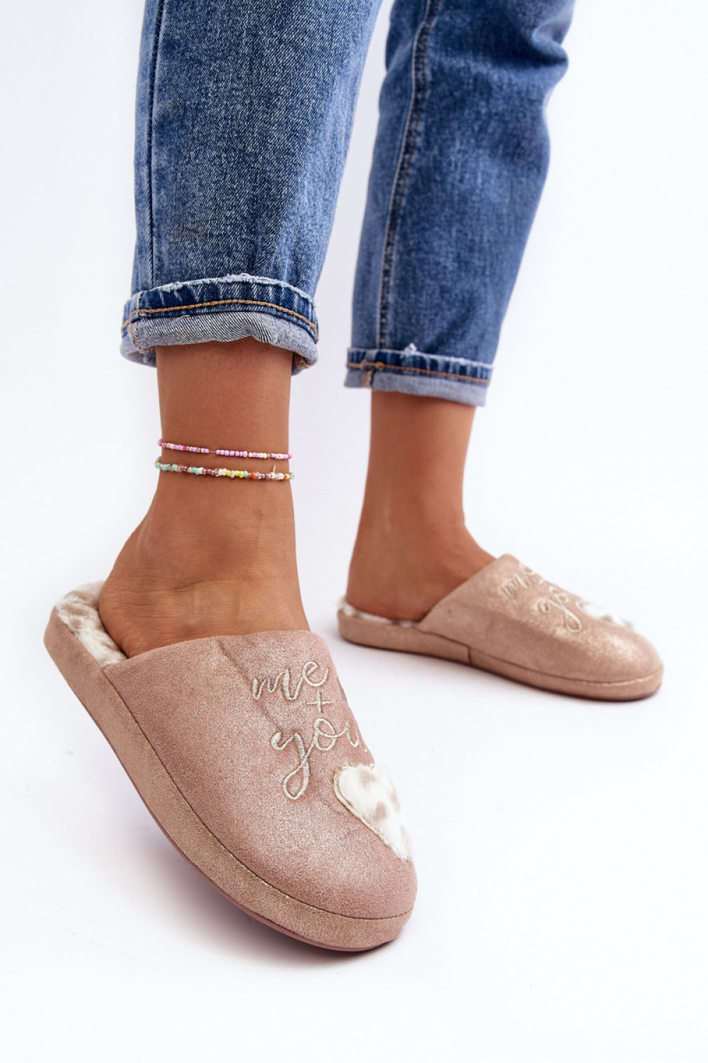 Pantalon femme Step in style Pantoufles Pantoufles — rosé
