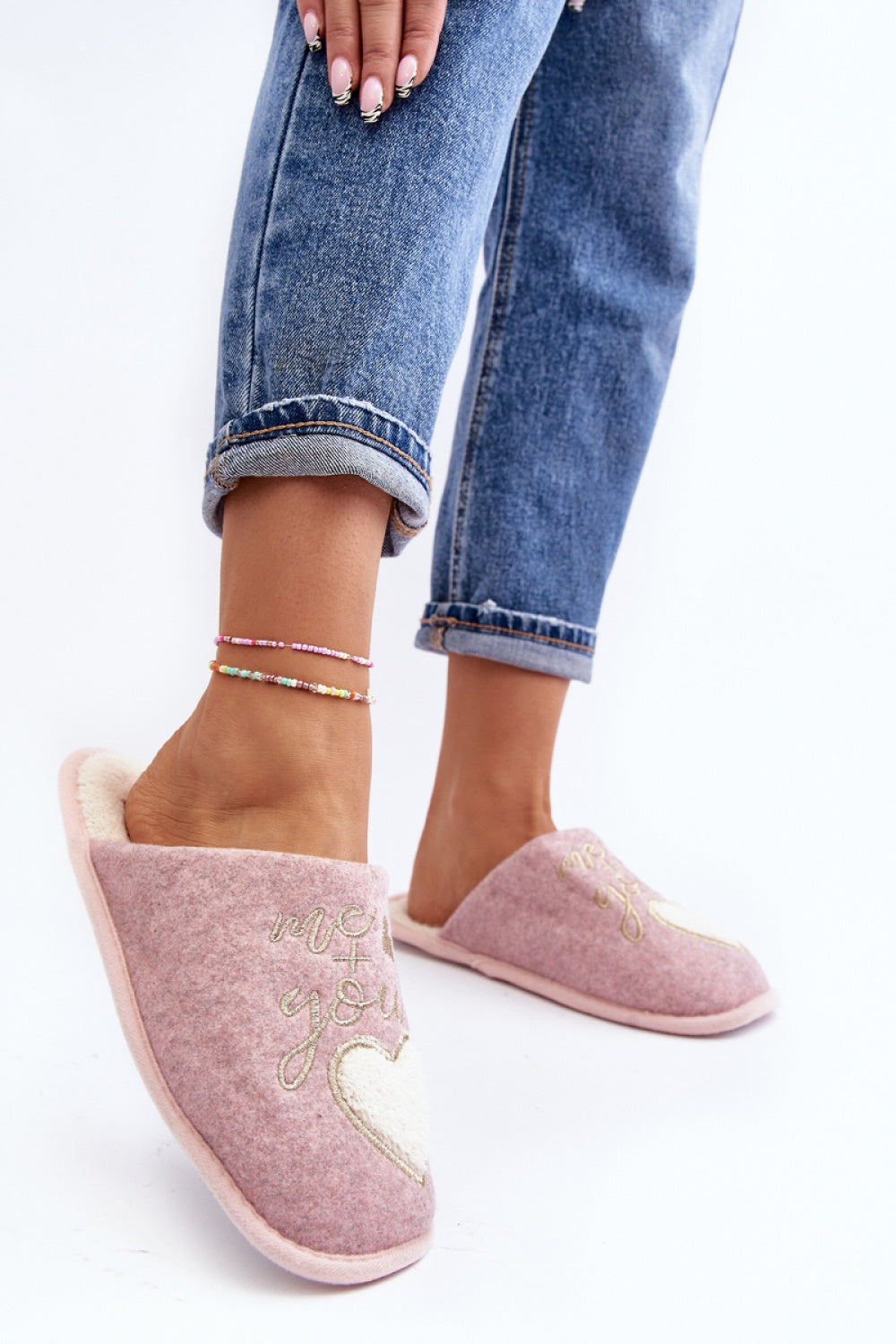 Pantalon femme Step in style Pantoufles Pantoufles — rosé