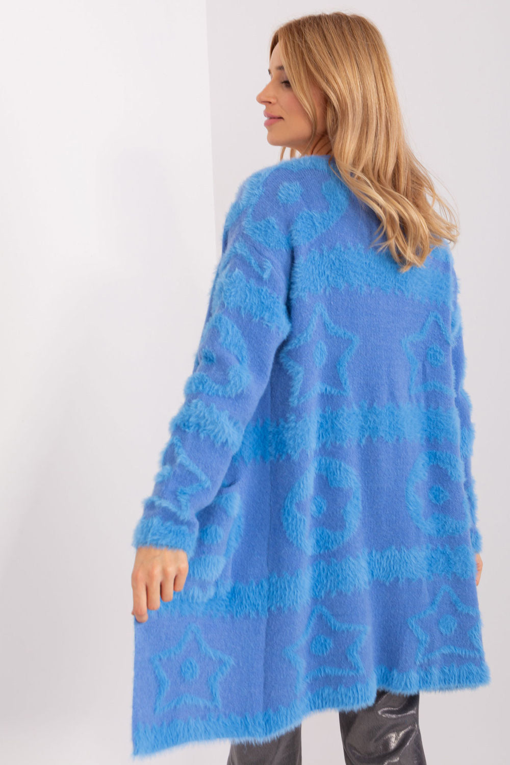 Cardigan femme AT — bleu