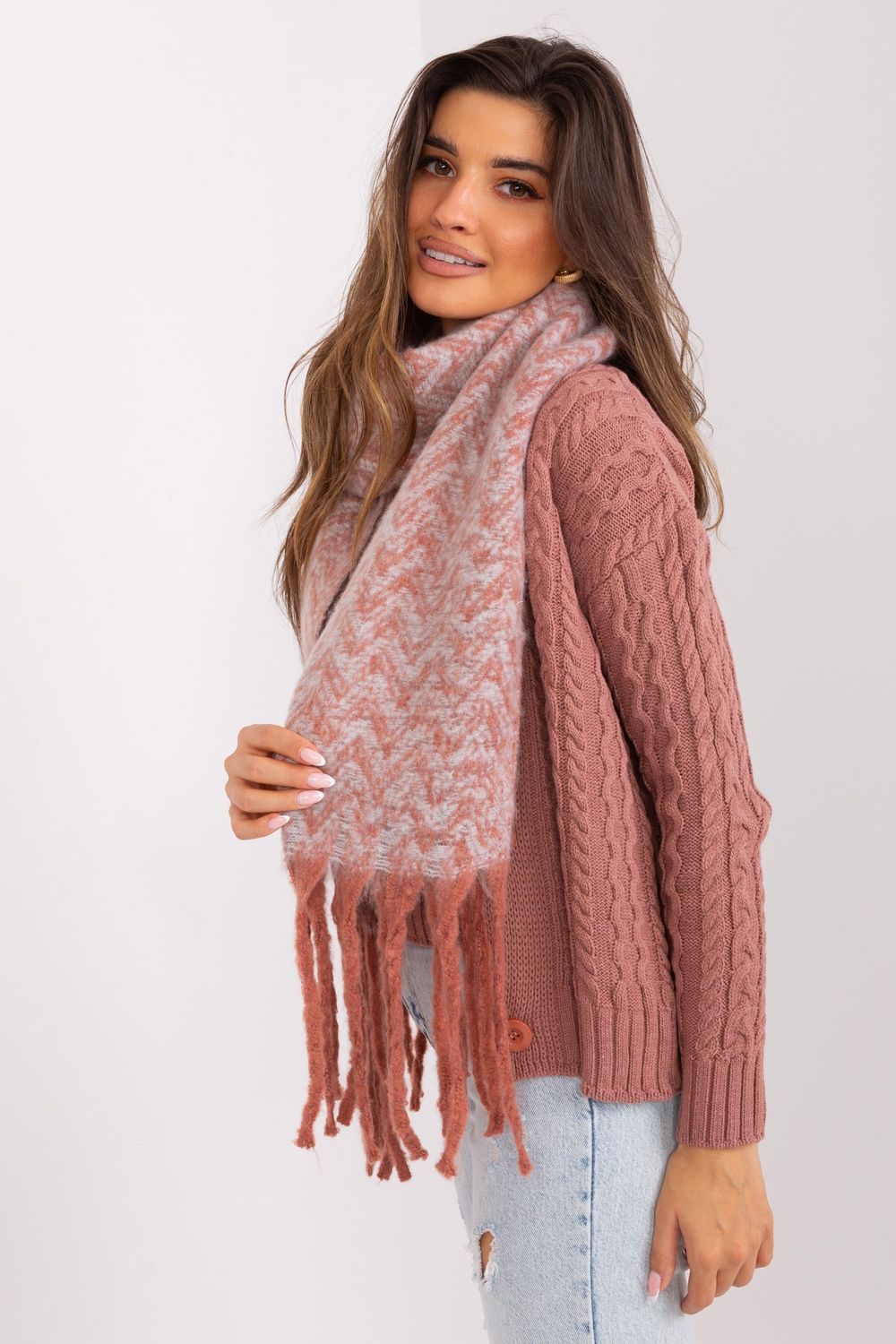 Châle femme AT — orange