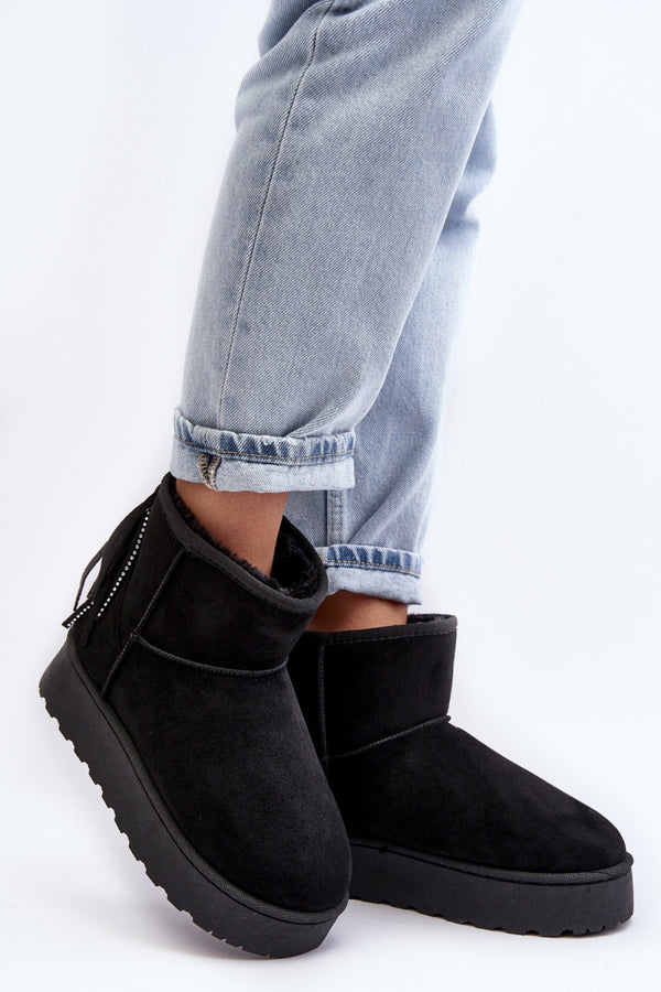 Bottes femme Step in style De Neige De — noir