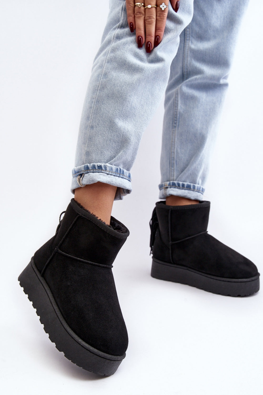Bottes femme Step in style De Neige De — noir
