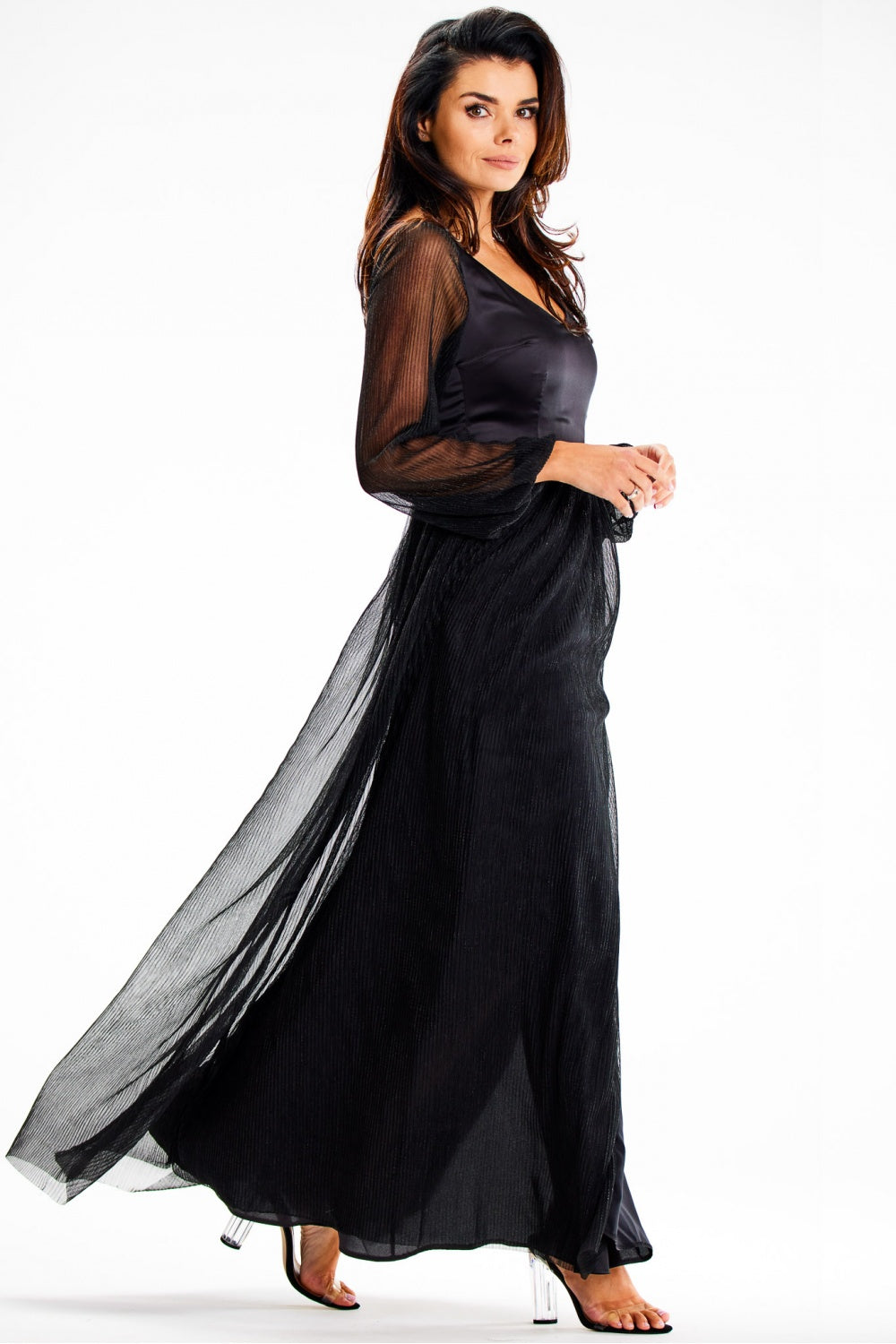 Robe femme awama Longue Longue — noir