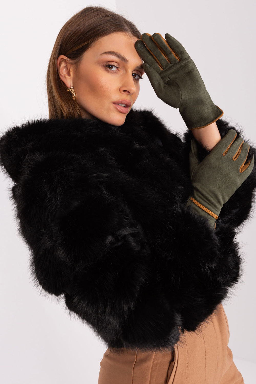 Gants femme AT — vert