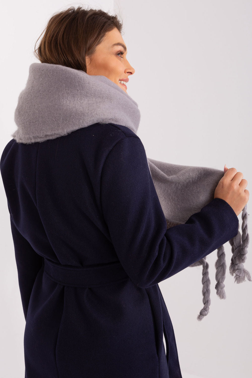 Châle femme AT — gris