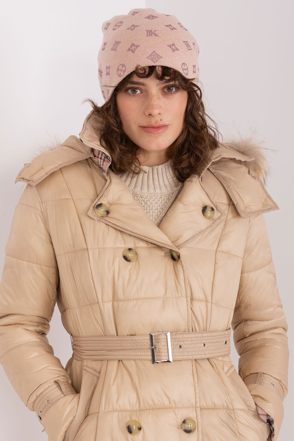 Bonnet femme AT — rosé