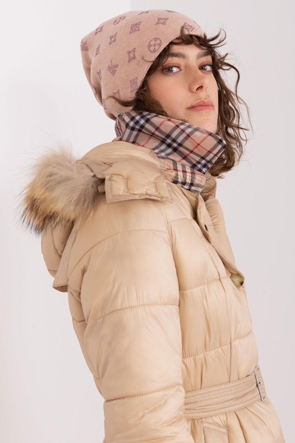 Bonnet femme AT — rosé