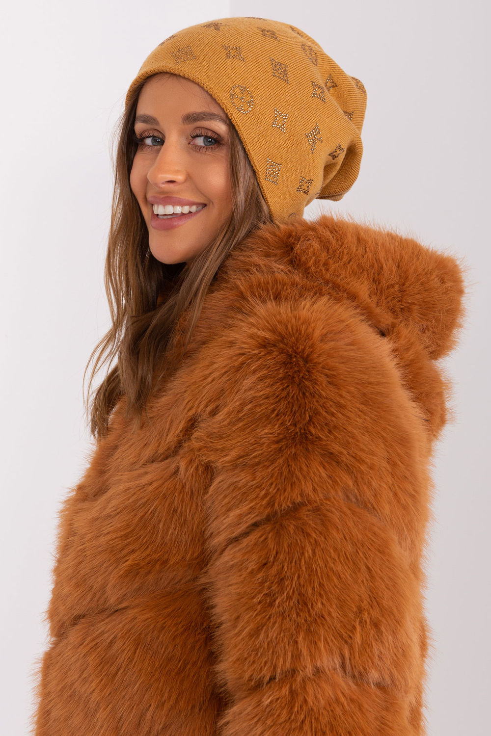 Bonnet femme AT — jaune