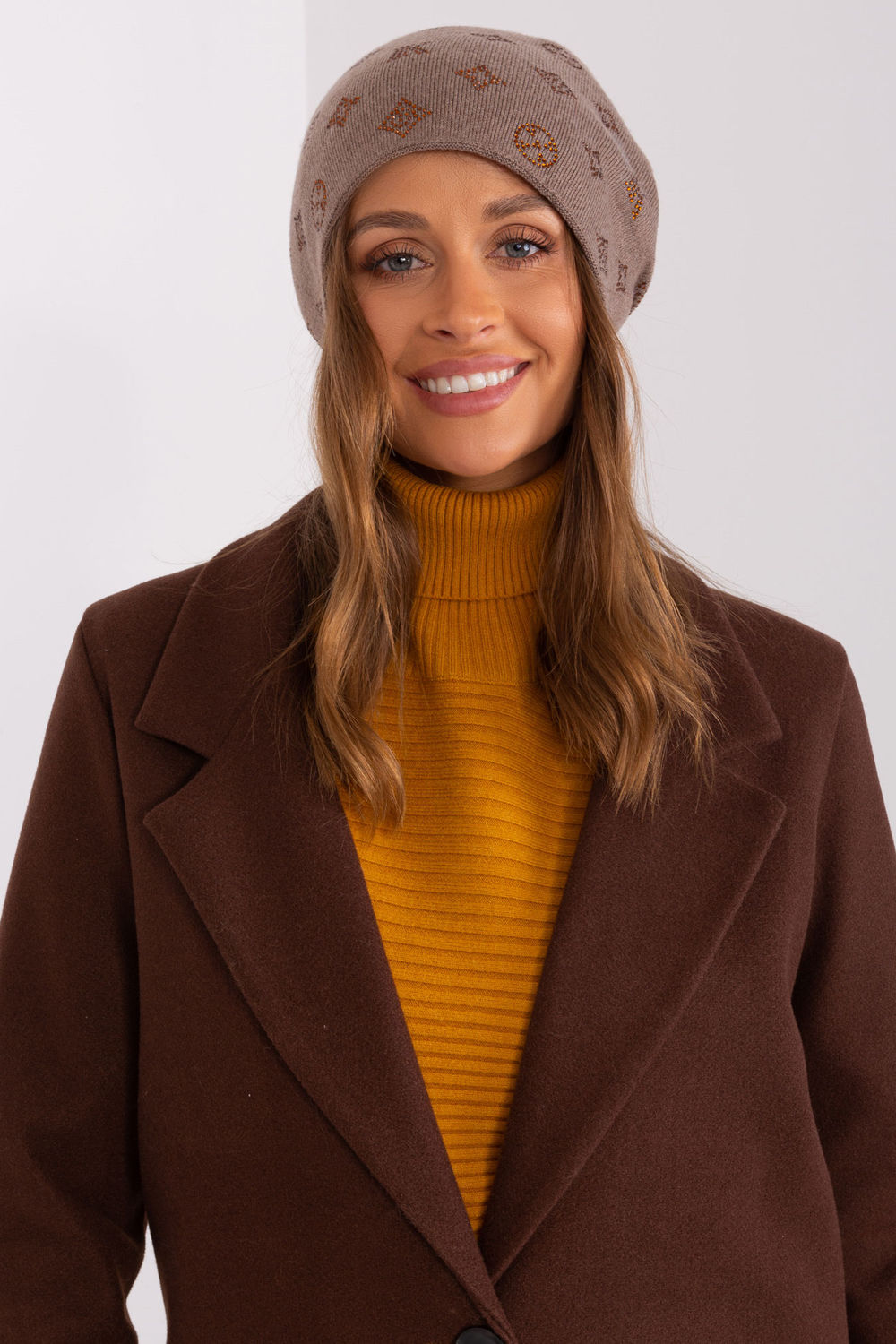 Bonnet femme AT — brun