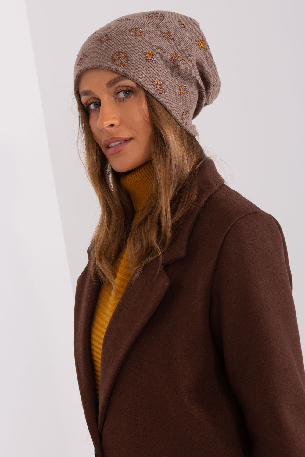 Bonnet femme AT — brun