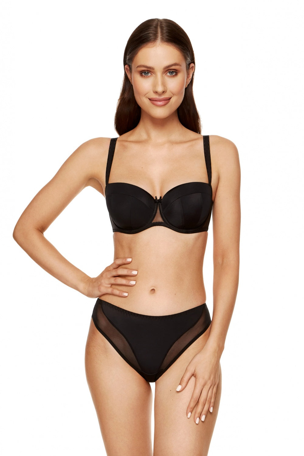 Soutien-gorge push-up femme Gorteks — noir