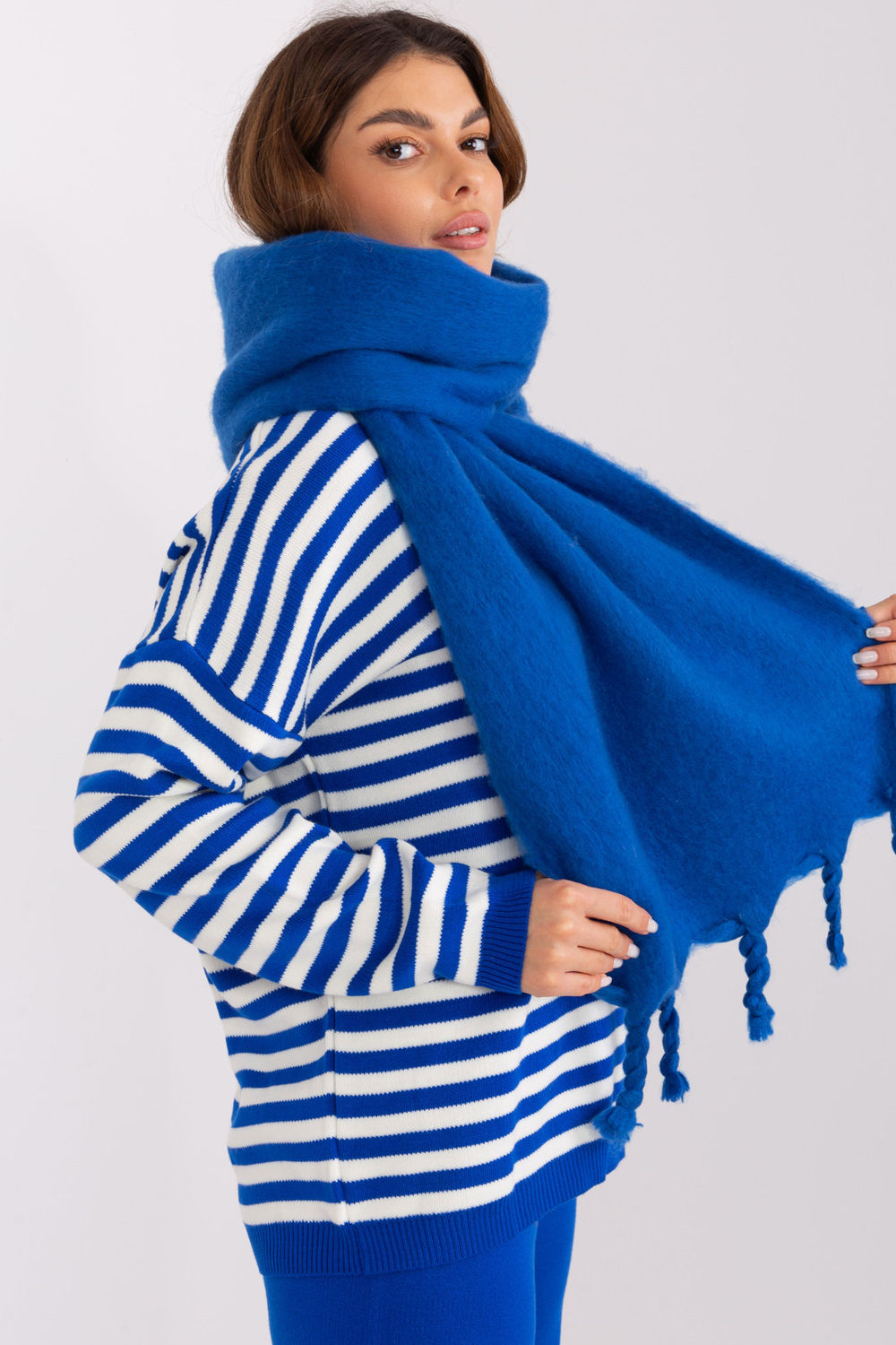 Châle femme AT — bleu