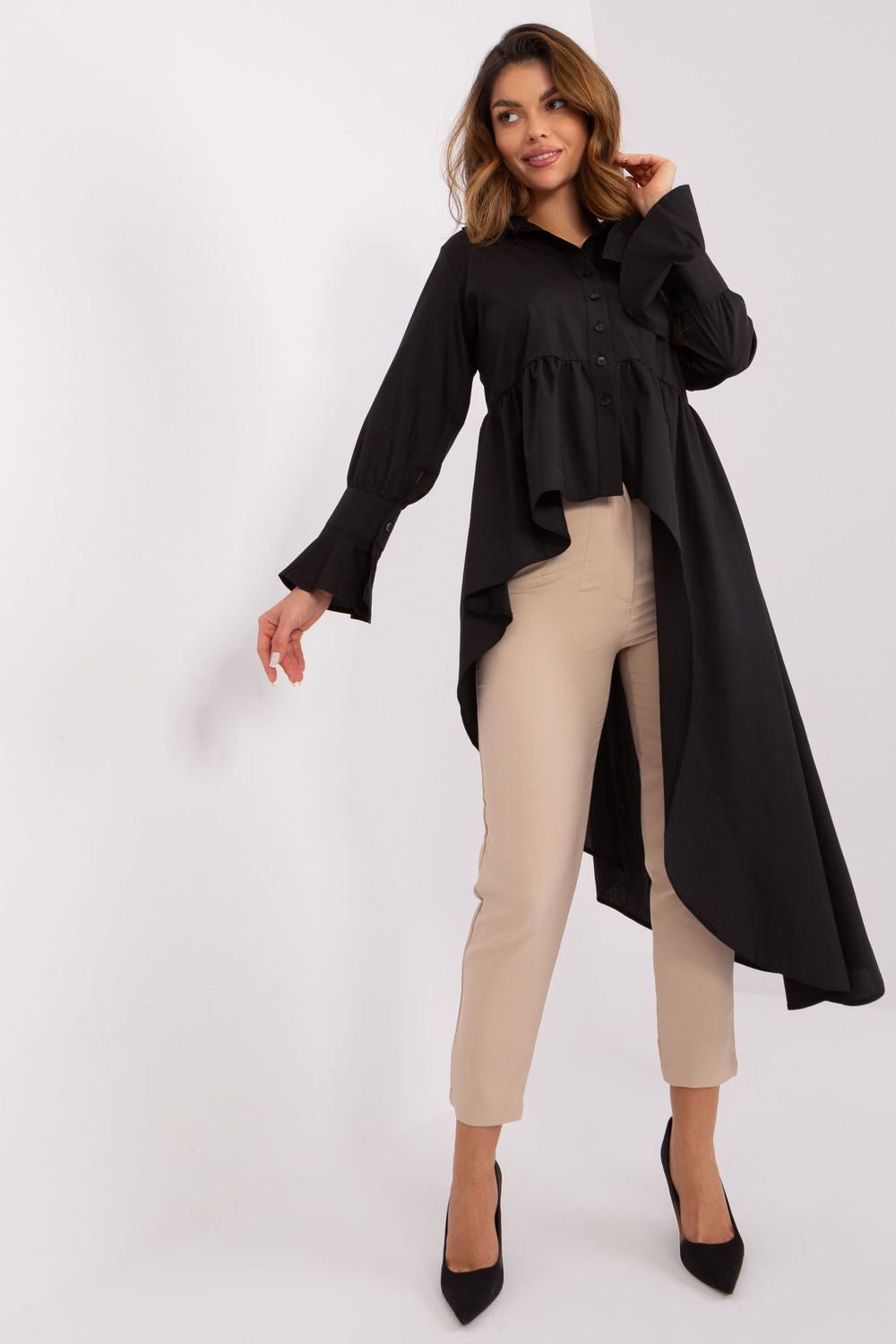 Blouse femme Lakerta — noir