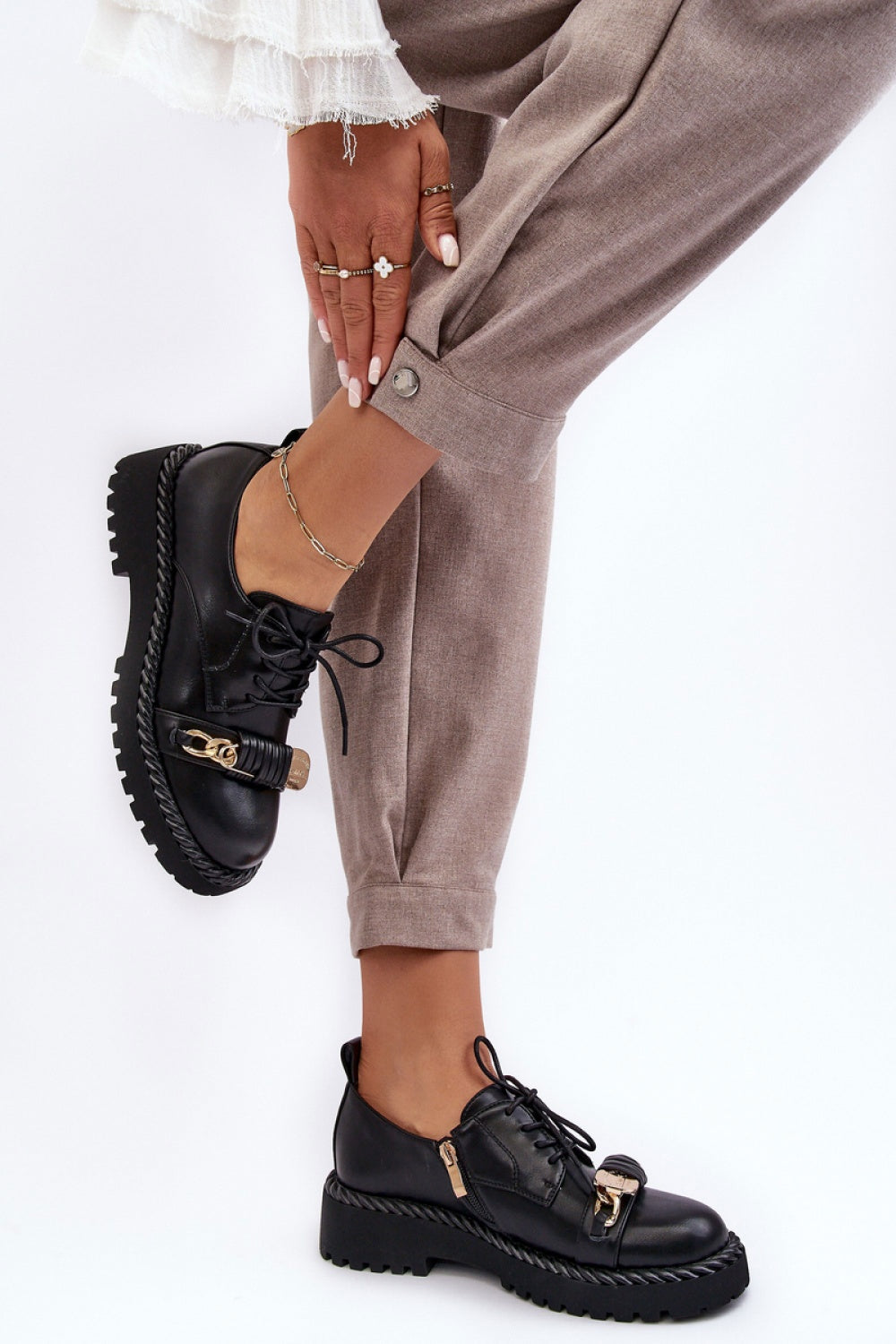 Bottes femme Step in style Chaussures Basses Chaussures — noir