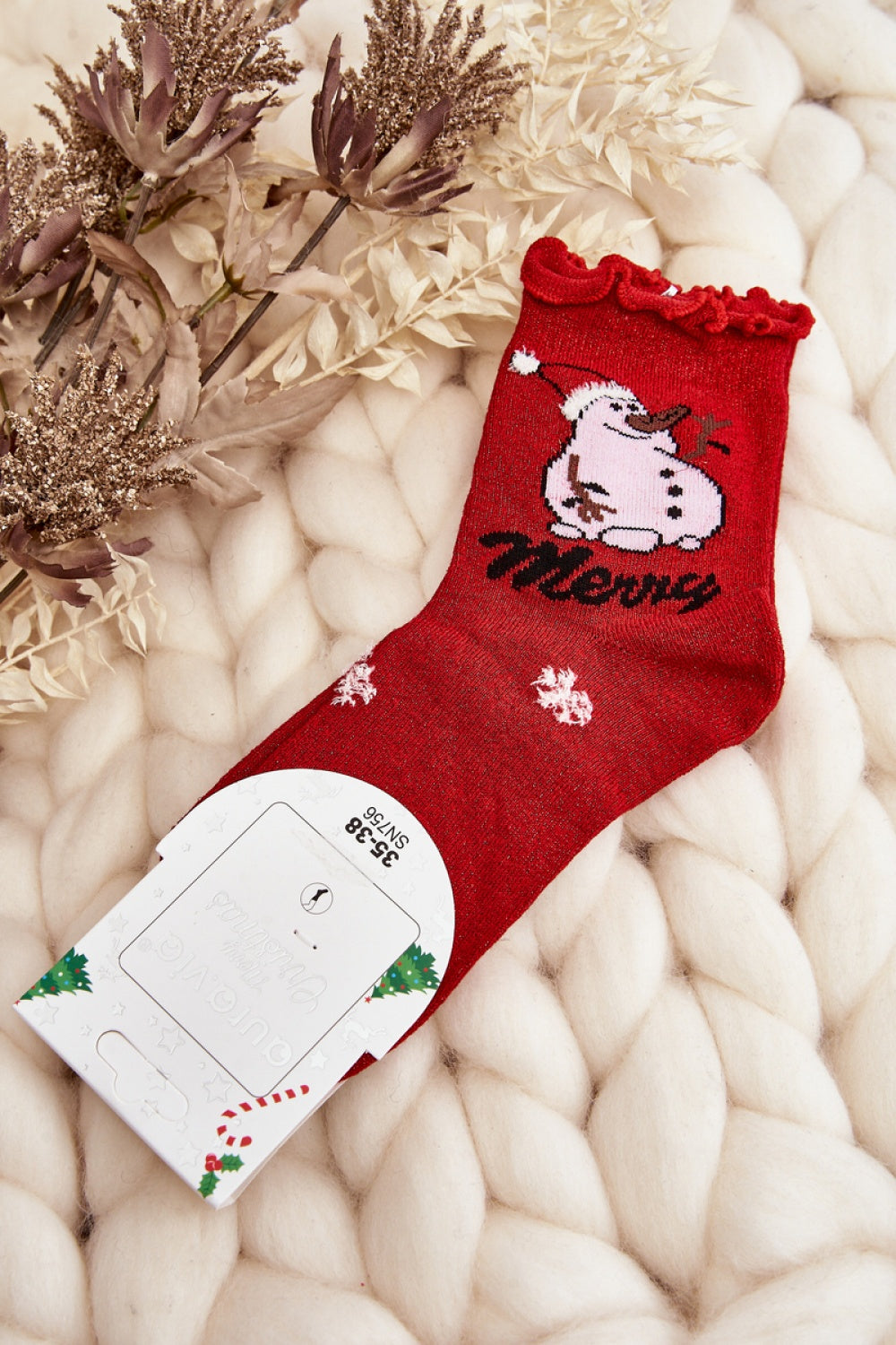 Chaussettes femme Step in style — rouge