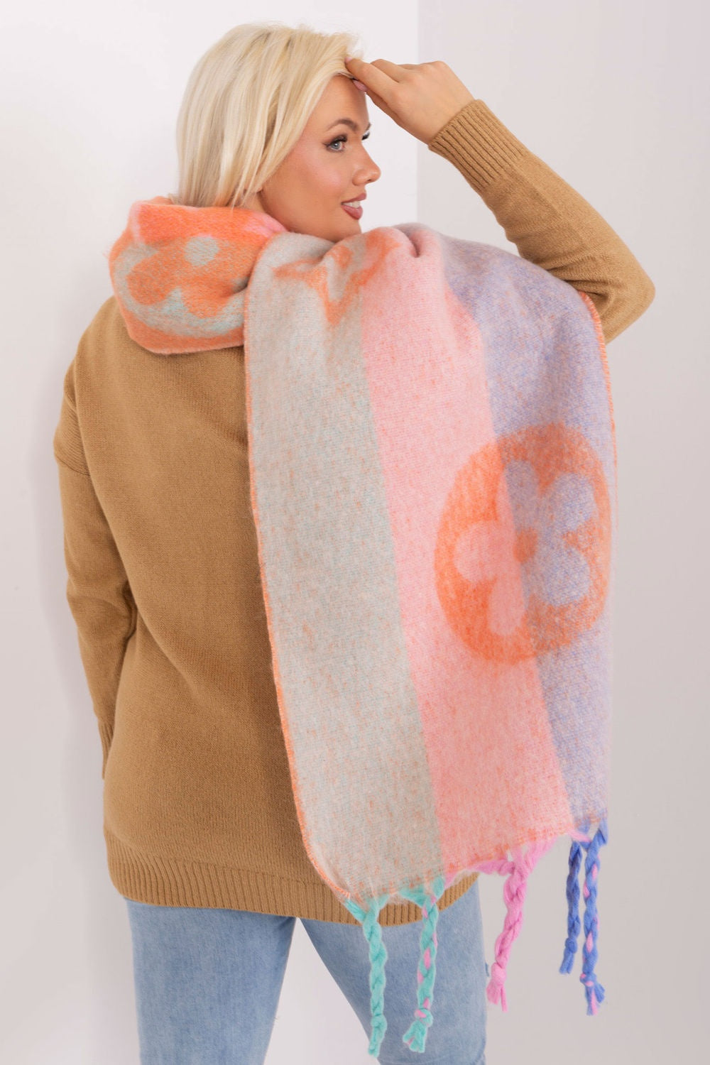 Châle femme AT — orange