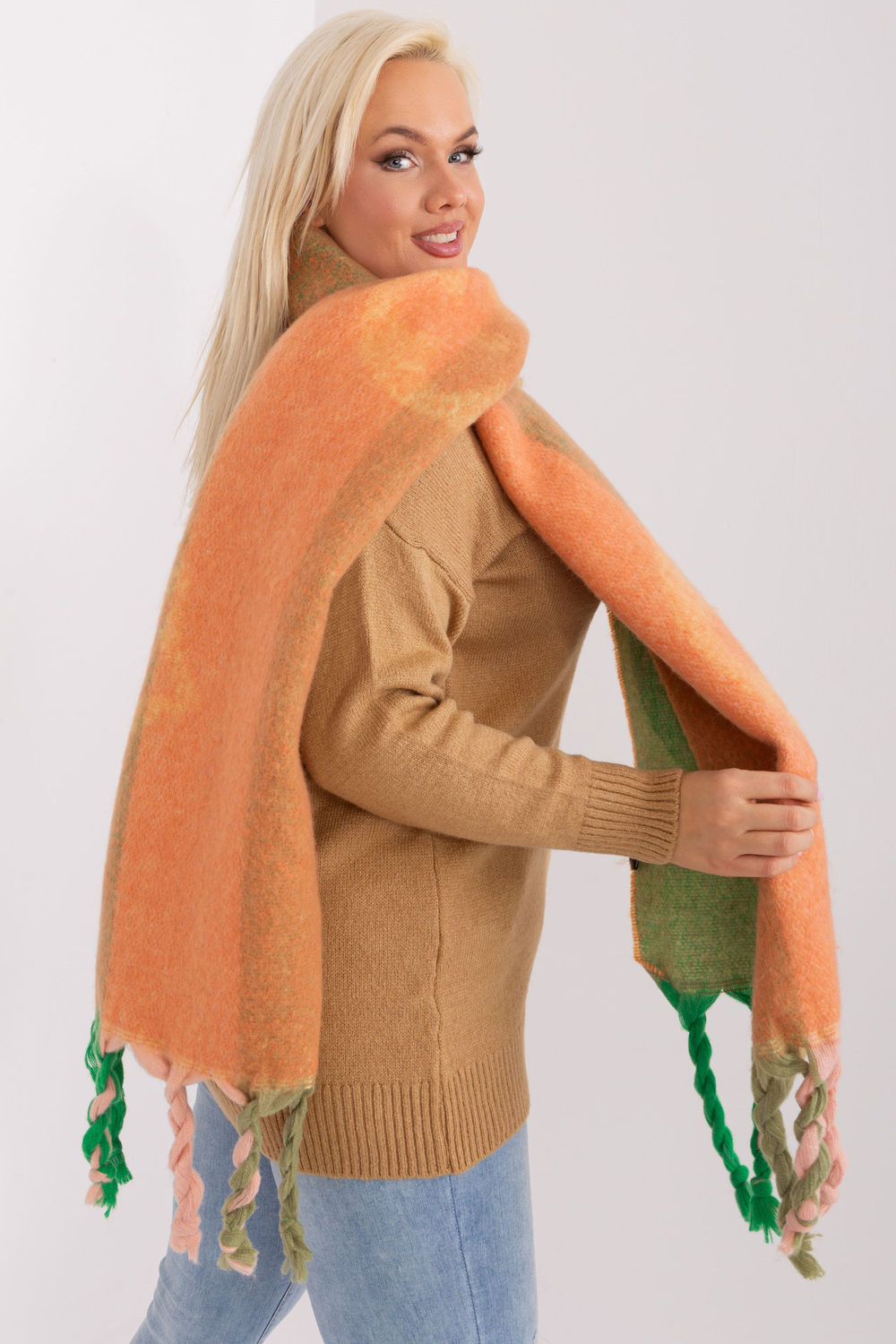 Châle femme AT — orange
