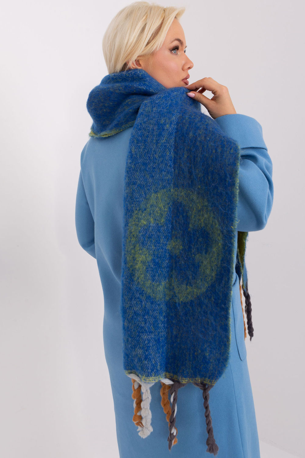 Châle femme AT — bleu