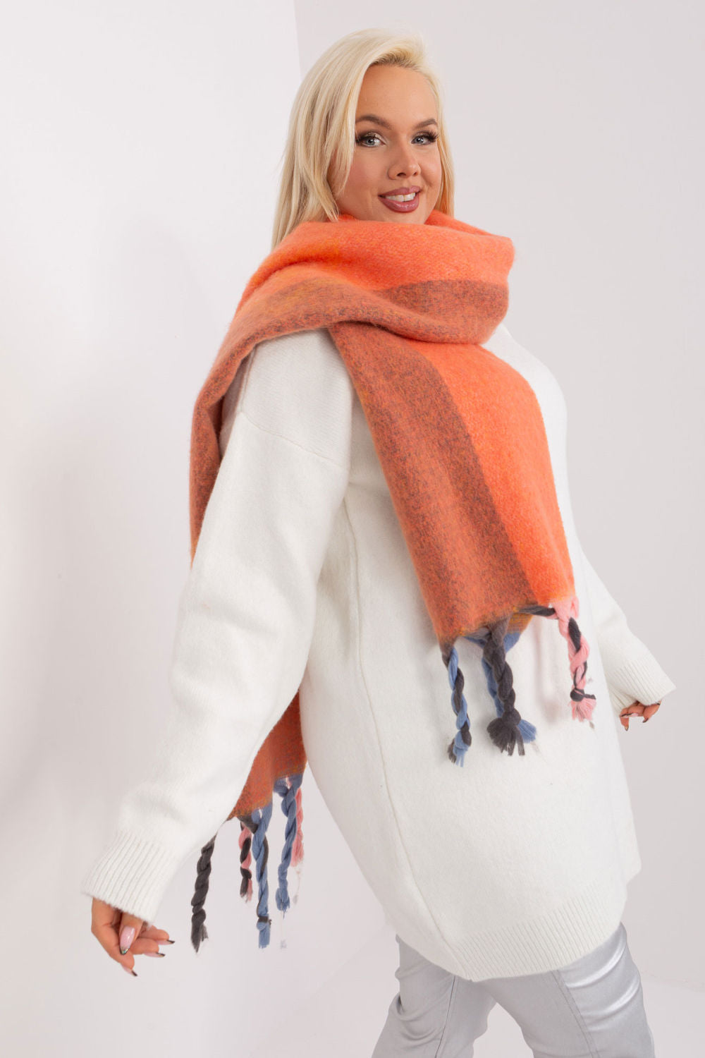 Châle femme AT — orange
