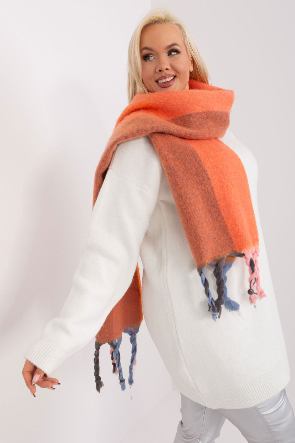 Châle femme AT — orange