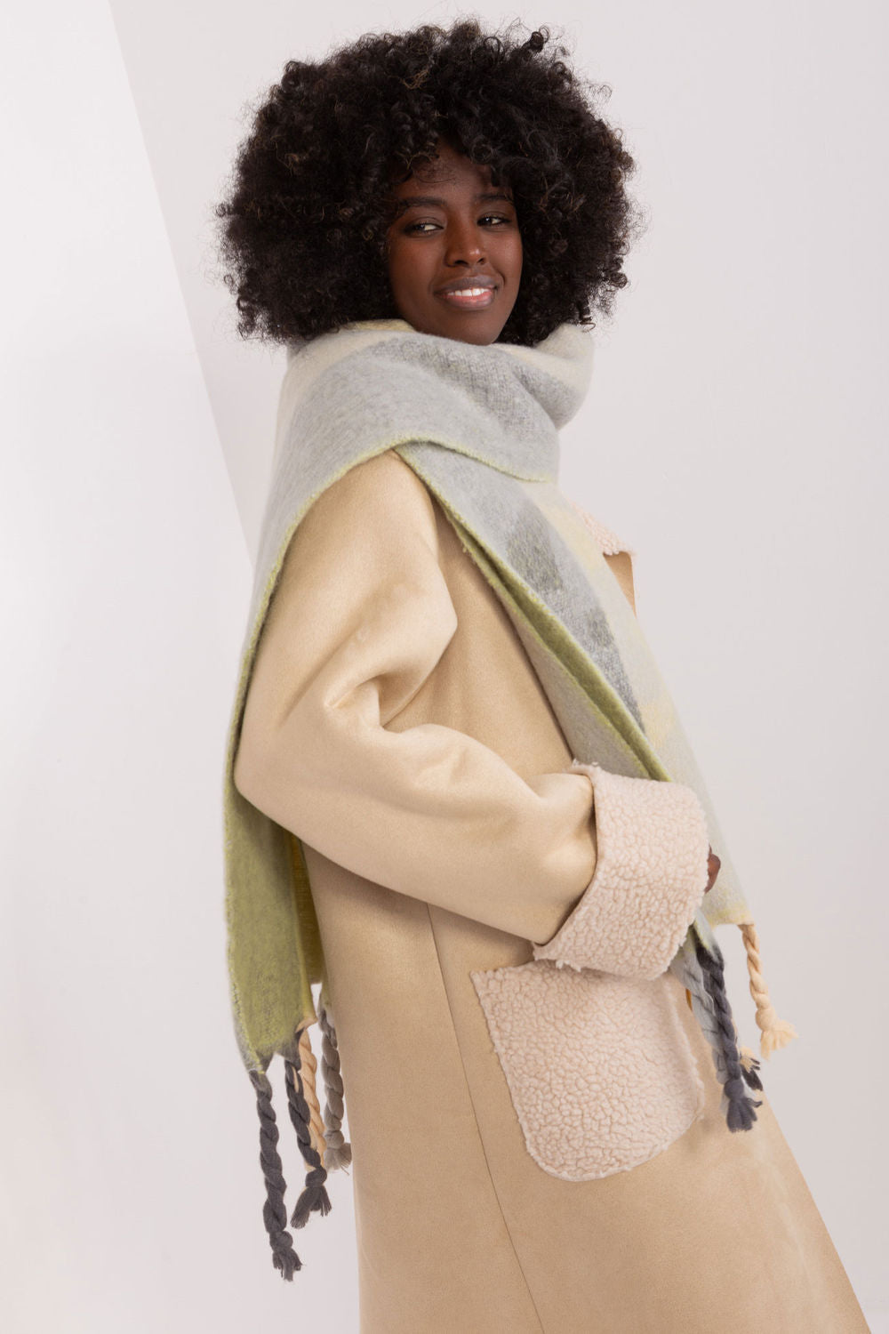 Châle femme AT — vert