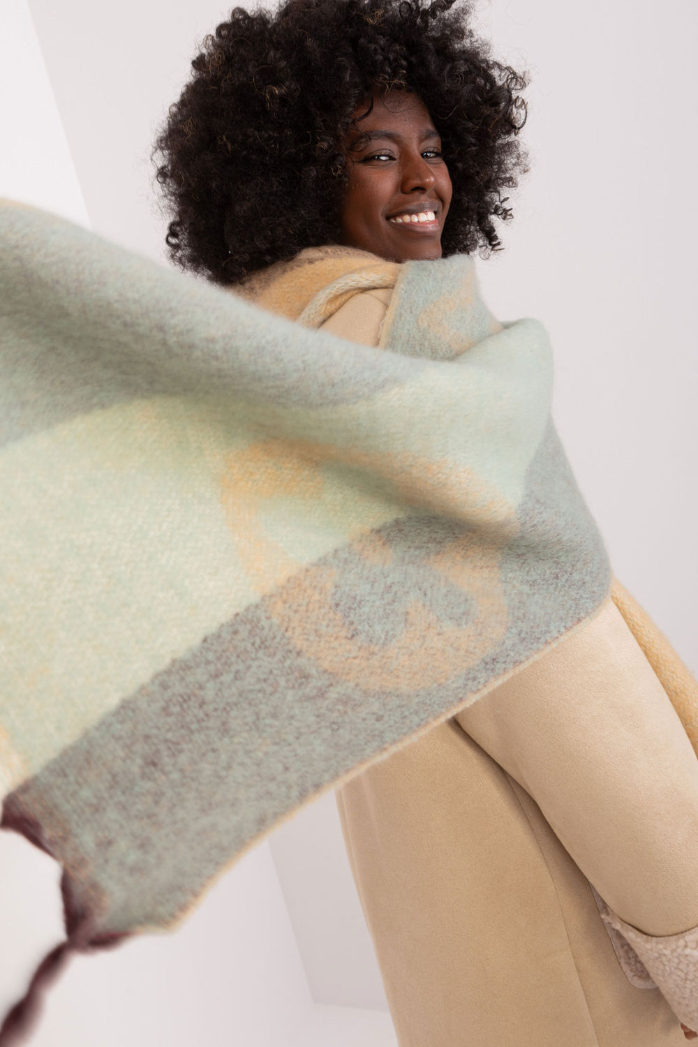 Châle femme AT — vert