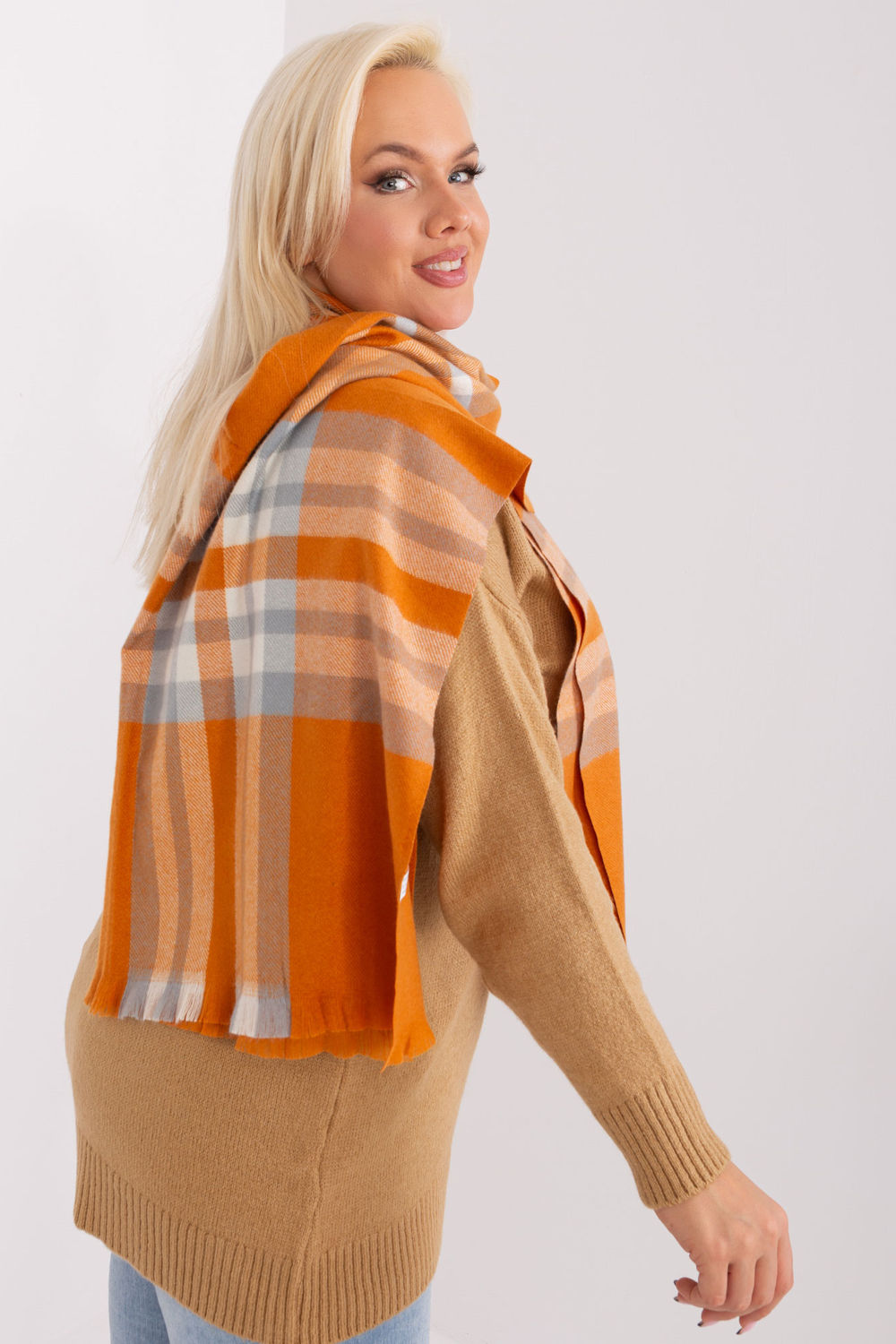 Châle femme AT — orange
