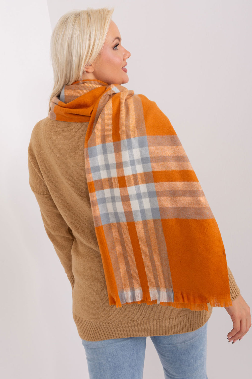 Châle femme AT — orange