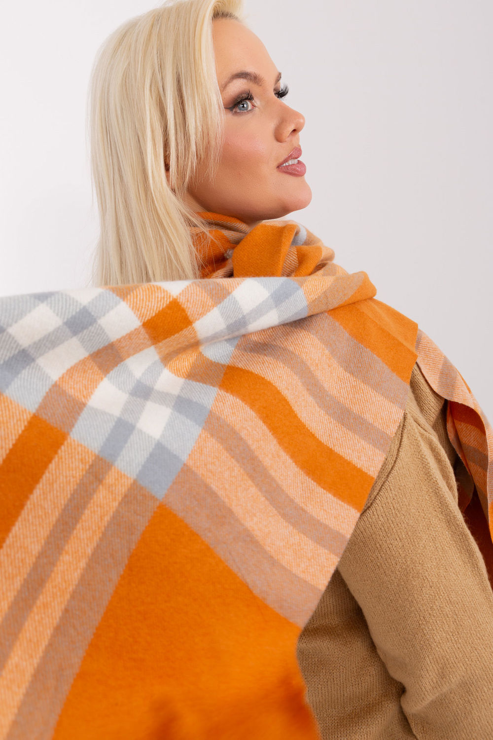 Châle femme AT — orange