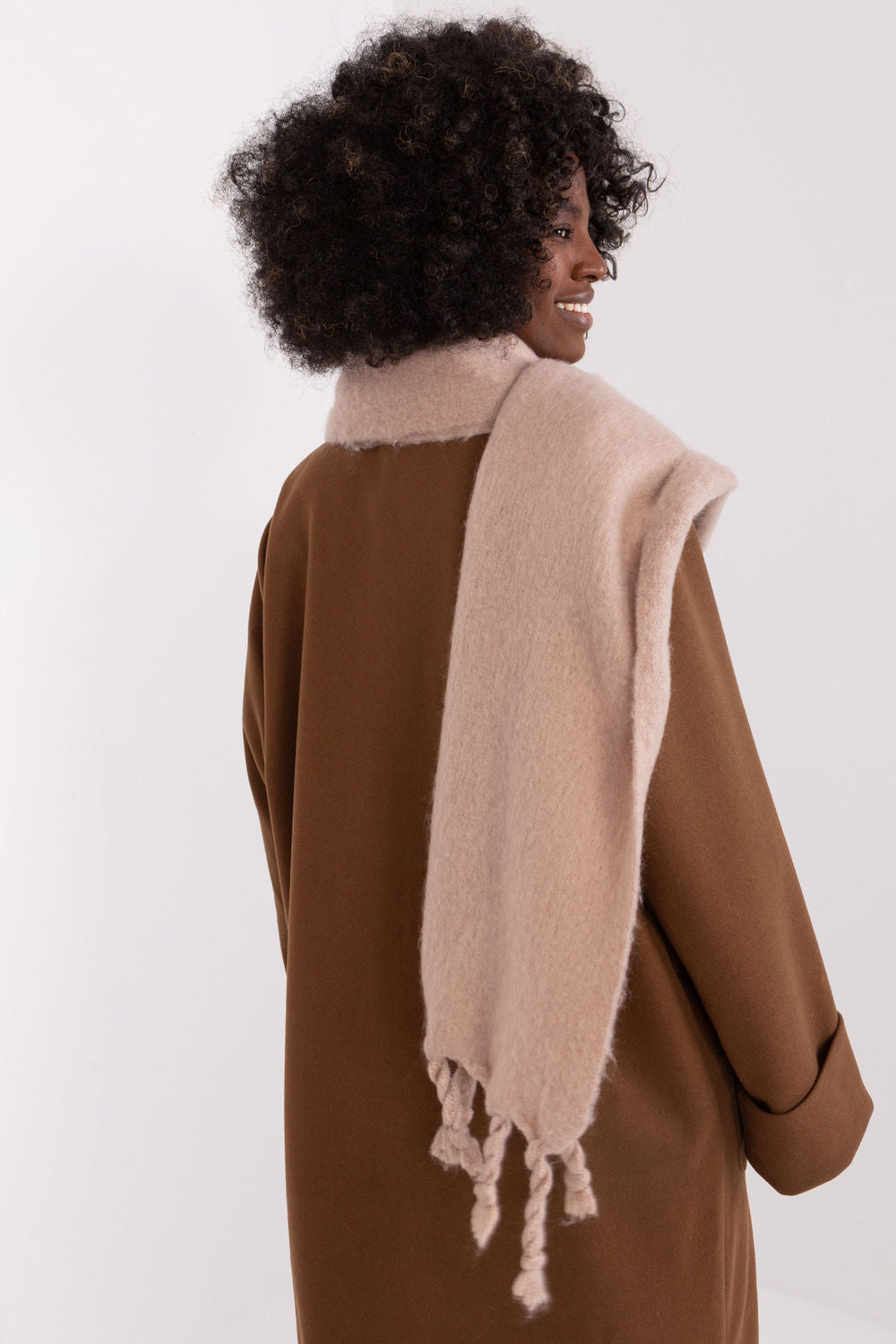 Châle femme AT — beige
