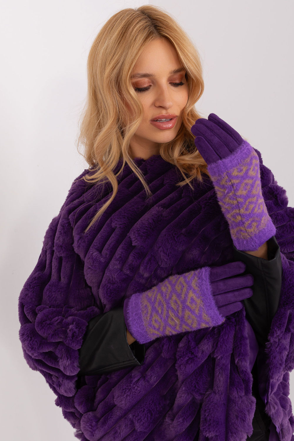Gants femme AT — violet