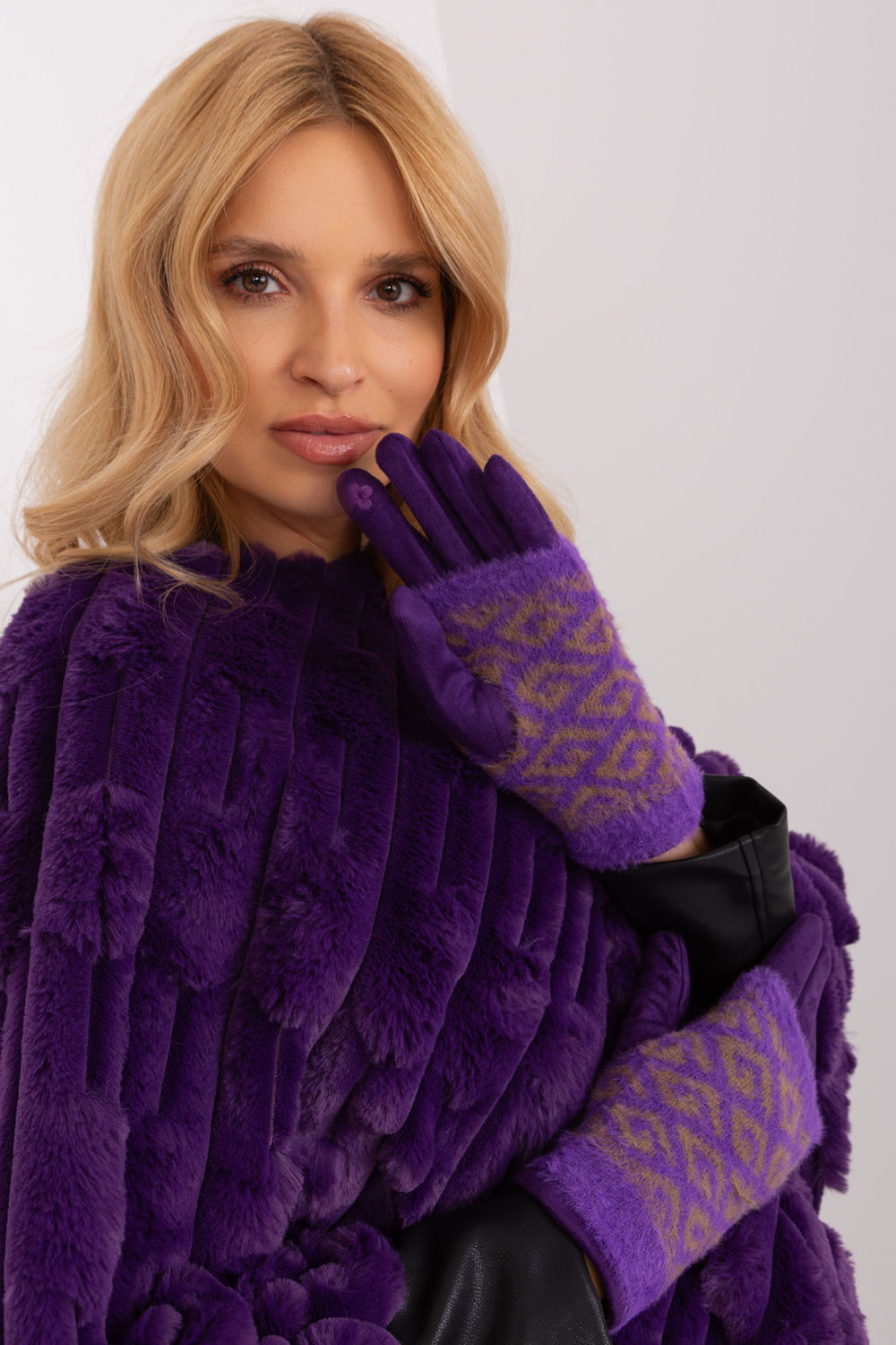 Gants femme AT — violet