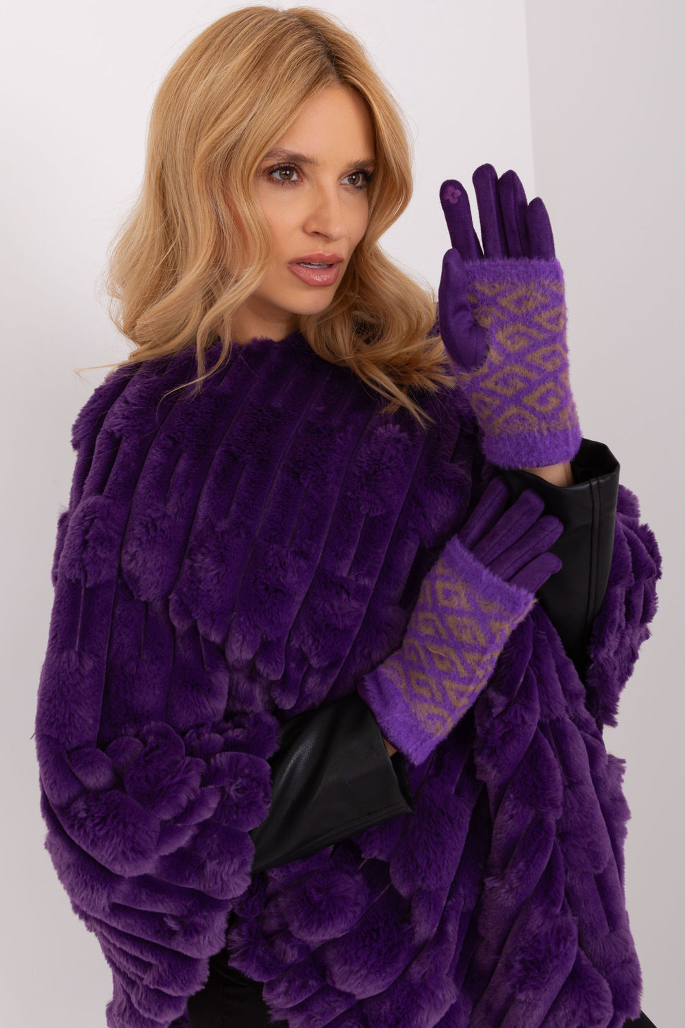 Gants femme AT — violet