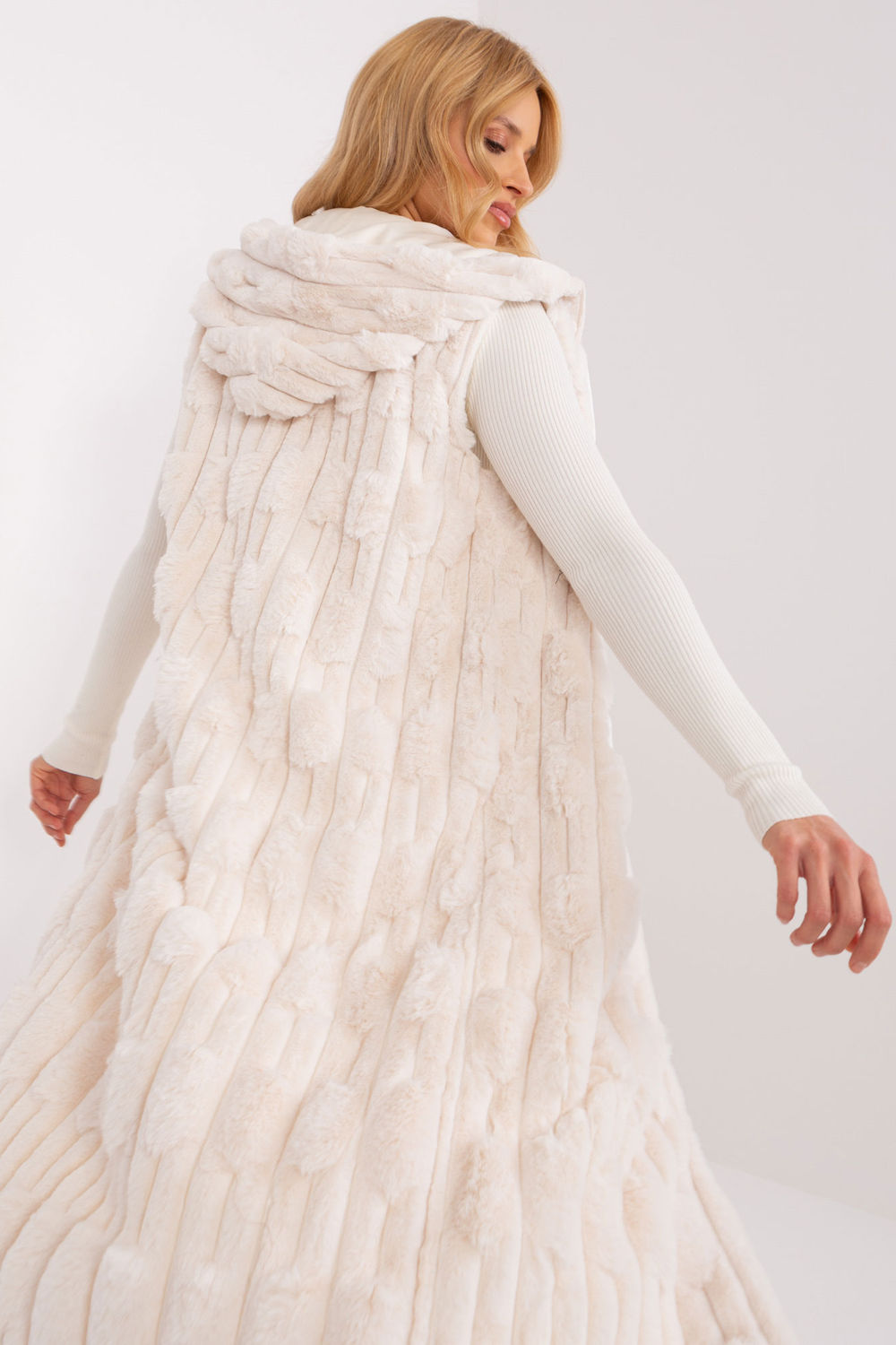 Gilet femme AT — beige