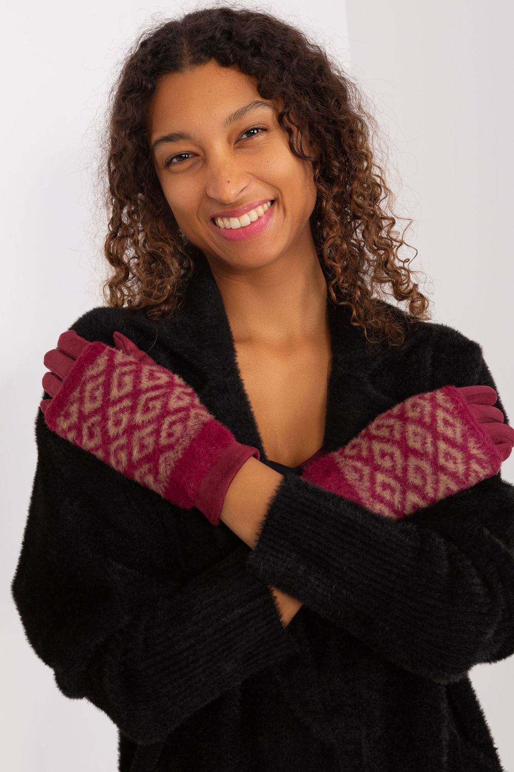 Gants femme AT — rouge