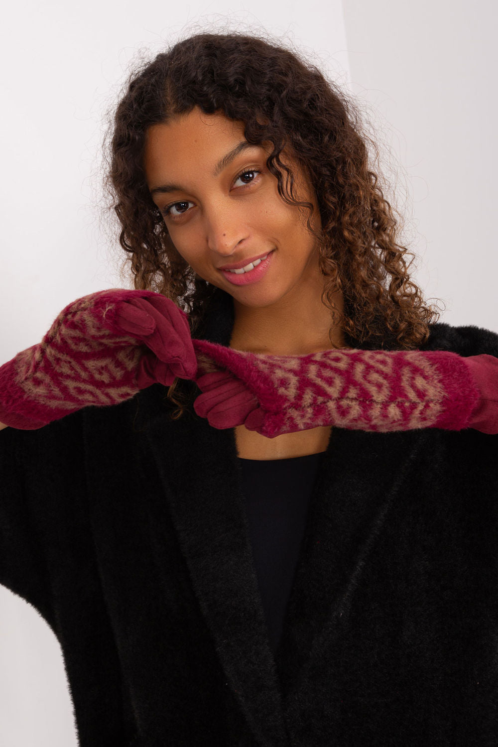 Gants femme AT — rouge